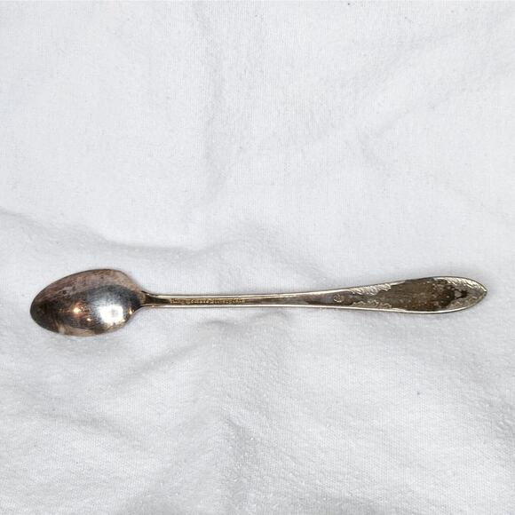 National KING EDWARD Silver Plate Silverware Flatware Mini Spoon - Picture 4 of 6